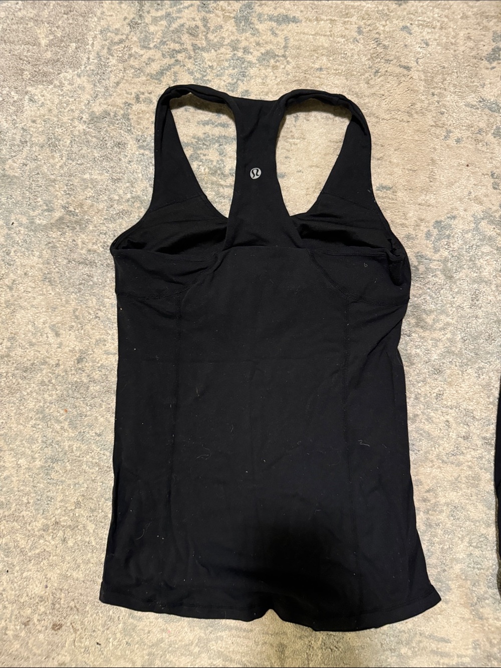 lululemon athletica Black Racerback Performance Tank